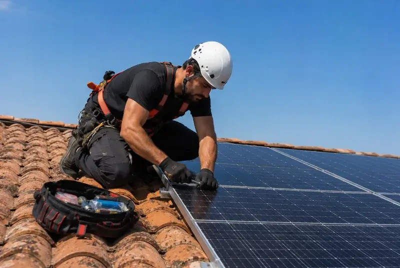 Maintenance et monitoring de panneaux solaires à Val-du-Mignon