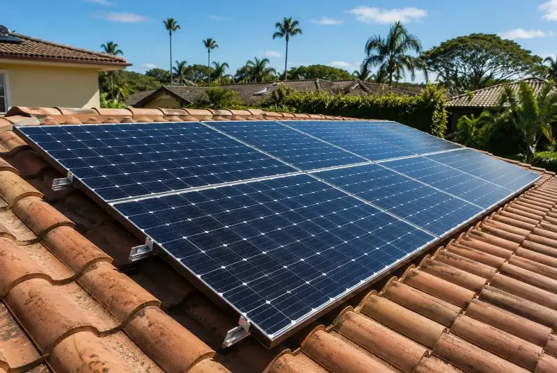 Installation de panneaux solaires à Val-du-Mignon